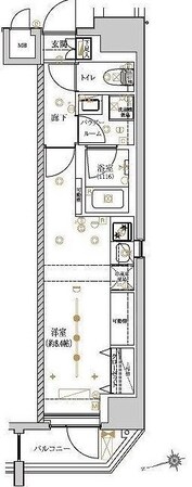 入谷駅 徒歩7分 9階の物件間取画像